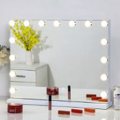 RRP £79.99 Tophehan Vanity Mirror Hollywood Makeup Mirror Lighted Cosmetic Mirror with LED lights
