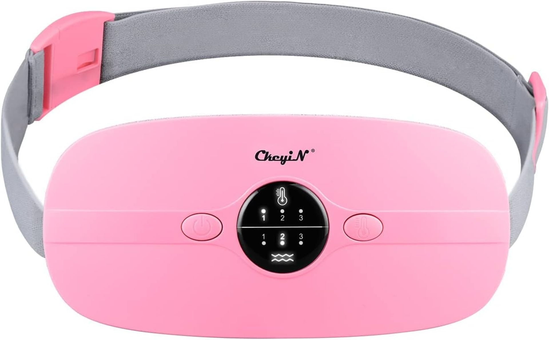 RRP £24.99 CkeyiN Menstrual Heating Pad, Portable Electric Waist Belt with 3 Heat Levels and 3
