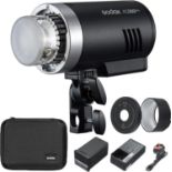 RRP £499 Godox AD300Pro TTL Outdoor Flash Strobe, 300Ws HSS 1/8000s Monolight with 2600mAh Lithium