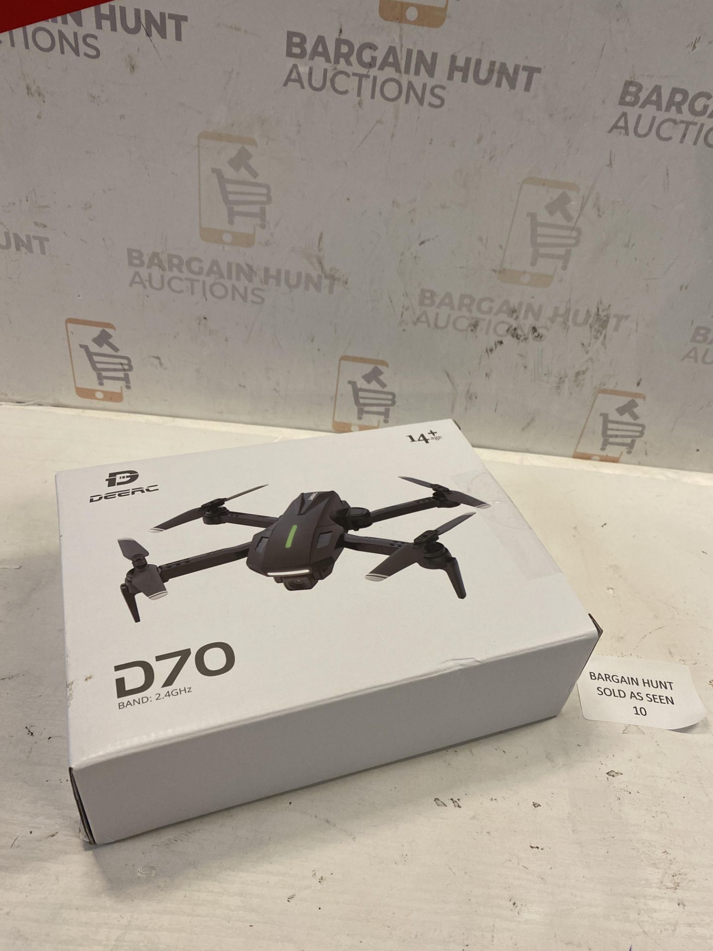 RRP £49.99 DEERC D70 Mini Drone with Camera, 720P HD FPV Foldable RC Quarcopter with Headless - Image 2 of 2
