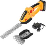 RRP £49.99 24V Cordless Grass Shears & Handheld Hedge Trimmer, 2 in 1 Adjustable Electric Trimmer