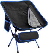 RRP £24.99 VINTEAM Folding Camping Chair, Ultralight Portable Chairs Compact Backpacking with