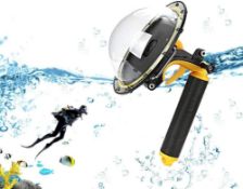 RRP £49.99 Dome Port for GoPro Hero 8 Black, Underwater Diving Case Camera Lens Cover Lens