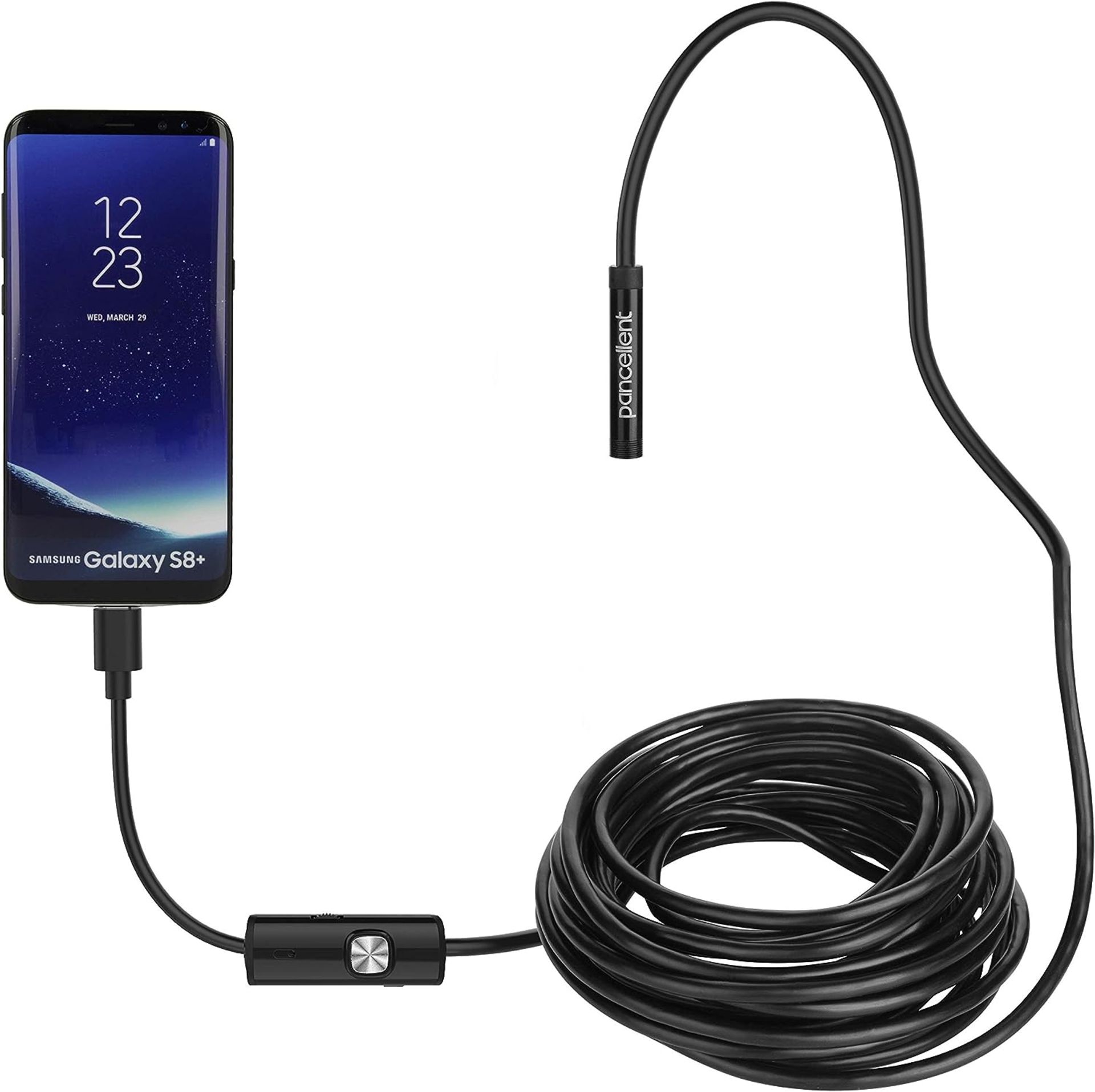 Usb Android Endoscope Pancellent 2.0 Megapixels CMOS HD 2 in 1 Waterproof Borescope Inspection