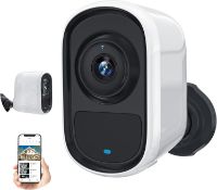 Faxamol Wireless Security Camera Outdoor with Rechargeable Battery Power, Wifi 1080P HD Home