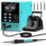 RRP £34.99 60W Smart Soldering Station, Kiprim SD3 Adjustable 200-480? Digital Soldering Iron