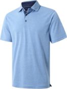 RRP £30.99 VEBOON Polo Shirt for Men Casual Short Sleeve Performance Polo Shirt Regular Fit, Medium