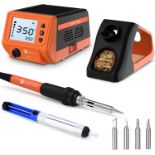 RRP £39.99 Lytool Soldering Iron Station with 3 Inch Screen Digital Display 60W Professional