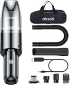 RRP £29.99 absob Handheld Vacuum Cleaner Cordless, Mini Portable Car Hoover, Powerful Suction