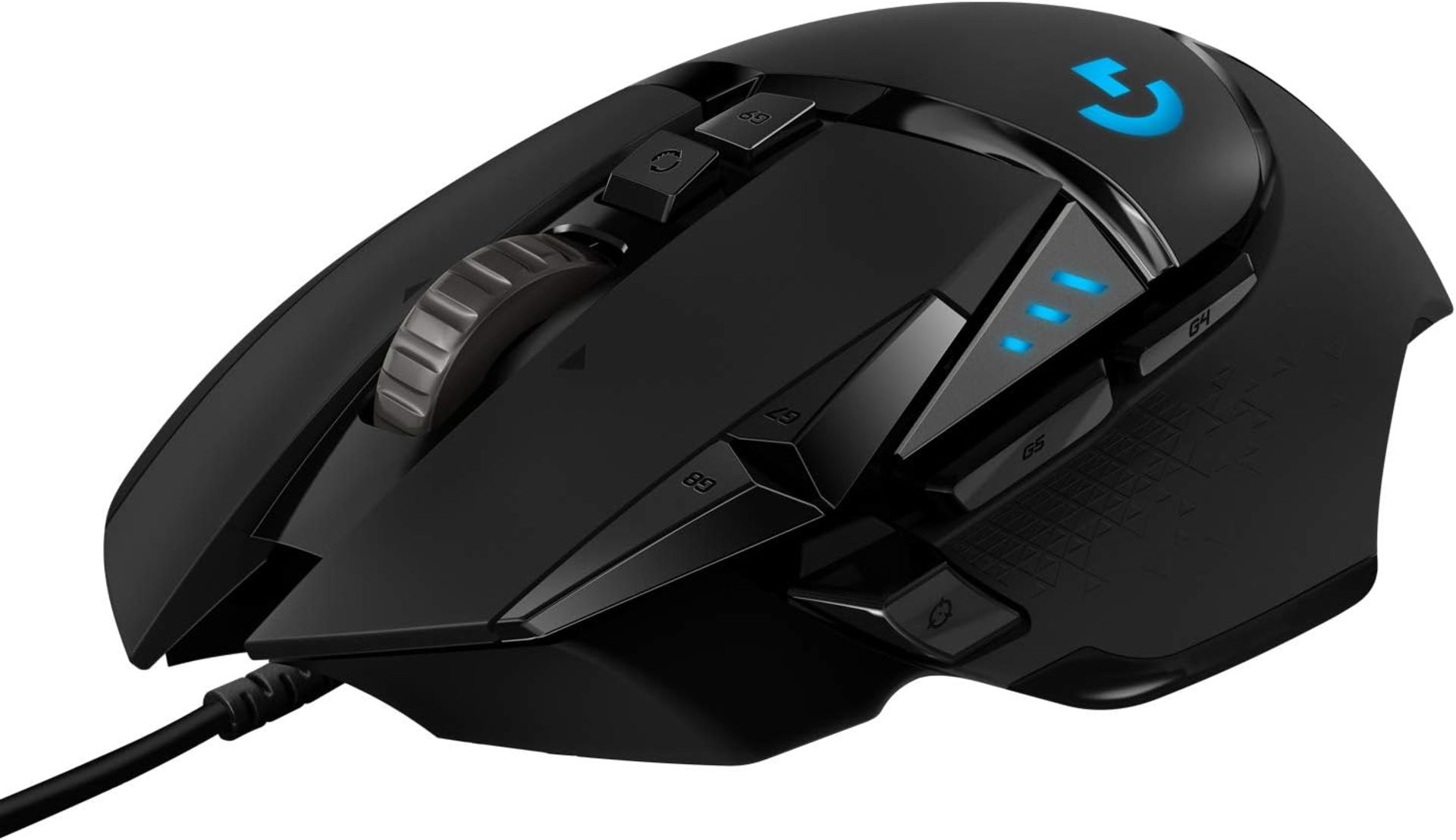 RRP £39.99 Logitech G502 HERO High Performance Wired Gaming Mouse, 25K Sensor, 25,600 DPI, RGB,