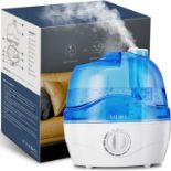 RRP £32.99 Aribio Humidifiers, 2.2L Air Humidifier with 10H Continuous Use & Auto-Off, Humidifiers
