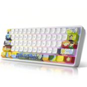 RRP £44.99 MIHIYIRY Gaming Keyboard,60% Wired Mechanical Keyboard,61 Keys Wired RGB LED Backlit