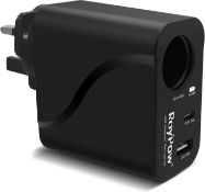 RRP £19.99 RoyPow USB C 36W Wall Charger with Cigarette Lighter Socket, 230V to 12V AC to DC