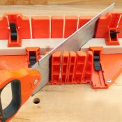 RRP £140 Set of 10 x Mitre Box Saw Box, Plastic Mitre Box Pruning Saw Woodworking mitre Saw Box