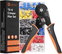 RRP £37.99 Lytool 0.08-16mm² Ferrule Crimping Tool, Lytool Hexagonal Bootlace Ferrule Crimping