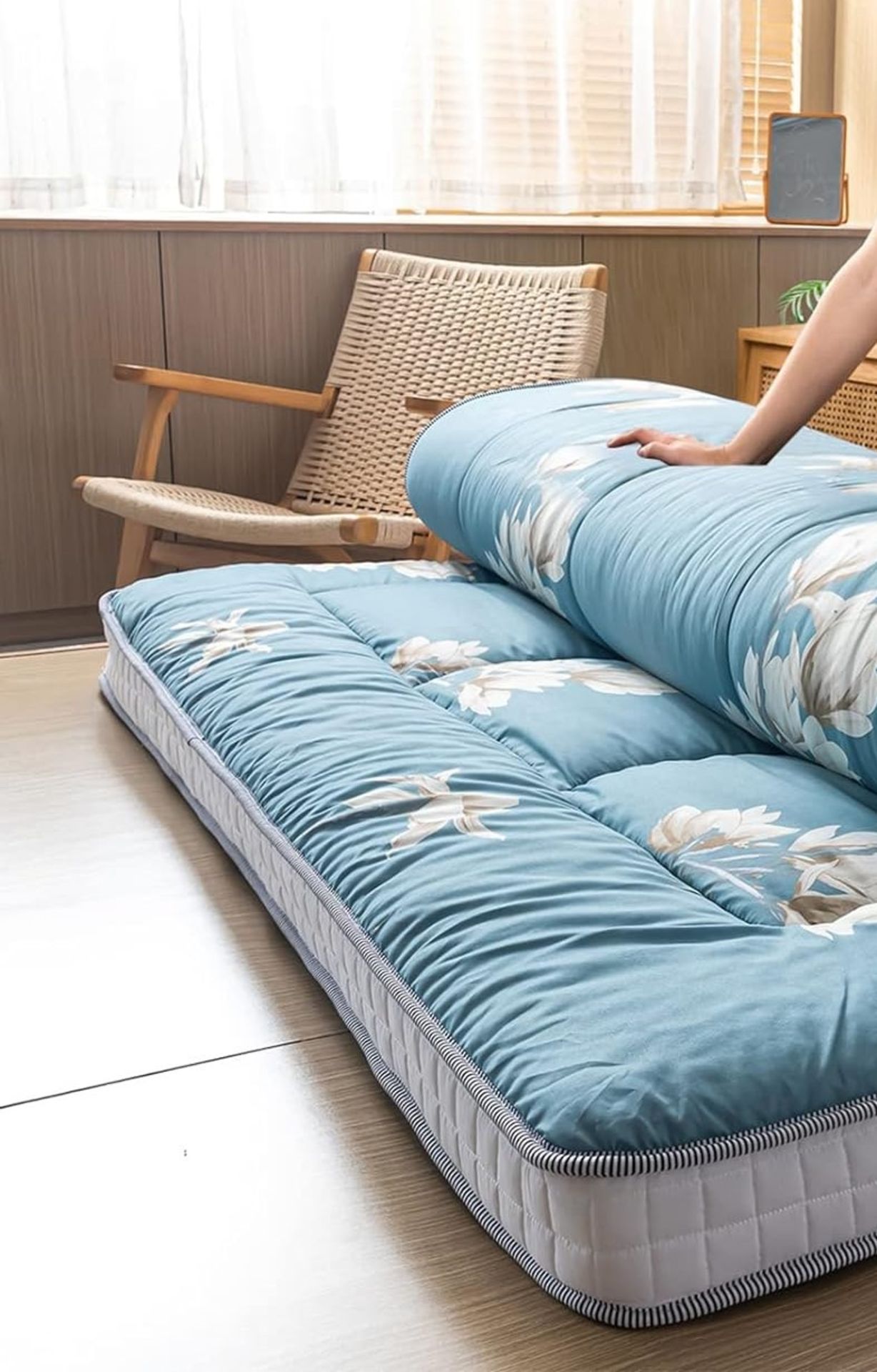 RP £149.99 MAXYOYO Futon Mattress, Padded Japanese Floor Mattress Quilted Bed Mattress Topper, Extra