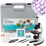 RRP £40.99 AmScope - Kids Microscope Science Kit, 120X-1200X Compound Microscope Set