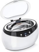 RRP £34.99 Signstek Ultrasonic Cleaner Machine 650ML Ultrasonic Cleaning Kit 40000 HZ