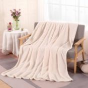 RP £23.99 Tshuab Brushed Blanket, Perfect Sofa& Bed Throws 200 X 230CM, Super Soft& Cozy Hand-