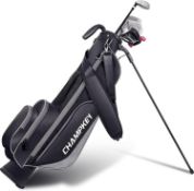 RRP £49.99 CHAMPKEY Lightweight Golf Stand Bag | Professional Pitch Golf Bag Ideal for The Driving