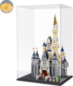 RRP £119 Nynelly 30.7" Tall Self-Assembly Acrylic Display Case for Lego Disney Castle 71040,
