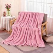 Brushed Blanket, Perfect Sofa& Bed Throws 200 X 230CM, Soft& Cozy Hand-feel, Perfect to Warm Up