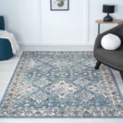 homeart Living Room RUG - Short Pile, Bordered, Soft, Area Carpet Holland Pattern Rugs, Contemporary