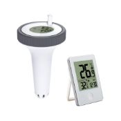 RRP £23.99 Digital LCD Thermometer, Wireless Pool Thermometer, Outdoor Floating Thermometer Receiver