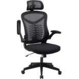 RRP £109 Magic Life Ergonomic Office Chair Computer Chair with Adjustable Headrest/Lumbar Support,