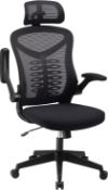 RRP £109 Magic Life Ergonomic Office Chair Computer Chair with Adjustable Headrest/Lumbar Support,