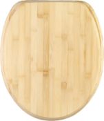 RRP £44.99 Sanilo Soft Close Toilet Seat | Stable Hinges | Easy to Mount | Bamboo