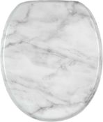 RRP £44.99 Sanilo Soft Close Toilet Seat | Stable Hinges | Easy to Mount | Marble