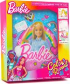 Barbie Filled Pencil Case for Girls - School Supplies - Stationery Set With Colour Your Own Girls