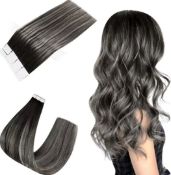 Approximate RRP £400 Collection of 10 x Easyouth Extensions Human Hair
