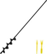 RRP £60 Set of 3 x SYITCUN Garden Hole Digger Auger for Planting,Heavy Duty Garden Spiral Auger