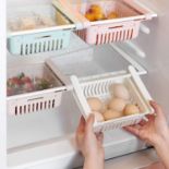 RRP £90 Set of 6 x 4-Pieces HapiLeap Retractable Drawer Organizer For Fridge, Refrigerator Storage