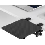 RRP £29.99 OUGIC Ergonomics Desk Extender Tray, 9.5"x9.1" Punch-Free Clamp on, Foldable Keyboard