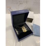 RRP £39.99 LOUISA SECRET 18K Gold Plated Necklace Initial Letter 'S' Gold Plated Pendant