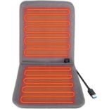RRP £33.99 USB Heated Seat Cushion for Office Chair, Large Heating Area Heated Seat Cover Therapy