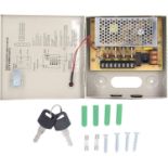 RRP £28.99 Uadme Power Supply Box, 4 Channel 12V CCTV Power Supplies 3A Fuse Closed Circuit TV