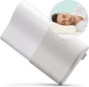 RRP £24.99 Orthopedic Pillow - Cool Feel with Antibacterial Breathable Cover - Hypoallergenic Memory