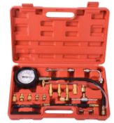 RRP £50 Set of 2 x DHA Fuel Injection Pump Injector Pressure Tester Gauge Kit