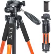 RRP £34.99 ZoMei Q111 Orange Professional Aluminium Camera Tripod Camcorder Stand with Panhead Plate