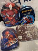 Kids School Bags, Harry Potter and Spiderman Bags, 4 Pieces