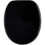 RRP £44.99 Sanilo Soft Close Toilet Seat | Stable Hinges | Easy to Mount Black