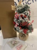 RRP £19.99 Mini Christmas Trees 50cm Small Xmas Artificial Decorations Tabletop Tree