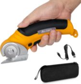 RRP £49.99 Rotary Cutter VLOXO Cordless Electric Scissors Type-C Rechargeable Rotary Cutter for