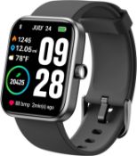 RRP £39.99 TOZO S2 Smart Watch, Alexa Built-in Fitness Tracker with 1.69" Touch Screen, Sleep