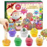 RRP £28.99 sudatong Advent Calendar 2023, DIY Slime Kids Christmas Advent Calendars 24 Days