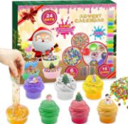 RRP £28.99 sudatong Advent Calendar 2023, DIY Slime Kids Christmas Advent Calendars 24 Days